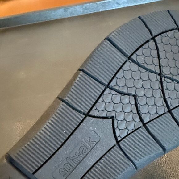 SoftWalk San Marcos II Clogs Black Woven size 9M - Picture 8 of 12